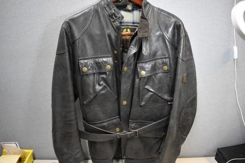 Belstaff Panther 1966 Leather Jacket Large Black REDUCED PRICE - product listing photo
