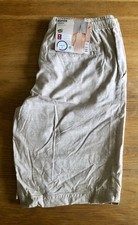 Livergy Men's Shorts UK Size W32 Beige 100% Cotton New With Label Attached