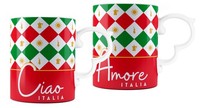 Kaffeebecher Kaffeetasse 2'Er Set 300Ml Porzellan Bialetti Ciao Italia TRICOL03