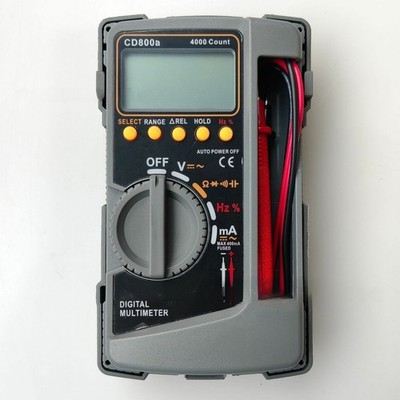CD800a 4000 Count Auto Range Digital Multimeter for Voltage Current Testing