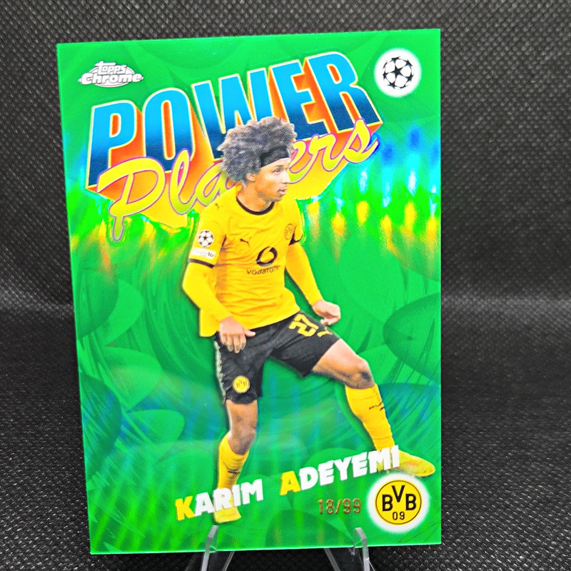 Karim Adeyemi Green /99 - Topps Chrome UCC 2025-26 - BVB