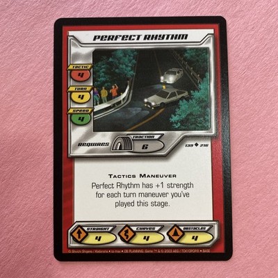 2003 AEG TokyoPop Initial D CCG 139/216 Perfect Rhythm Base Set