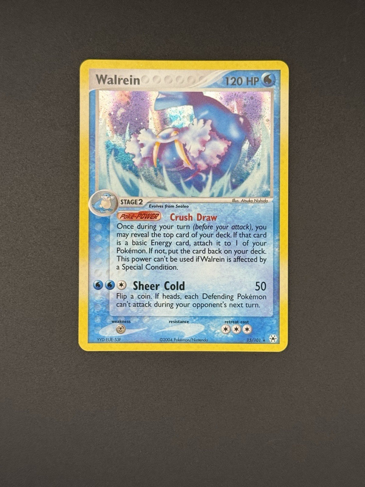 Pokémon TCG Walrein Reverse Holo 15/101 Hidden Legends NM Near Mint