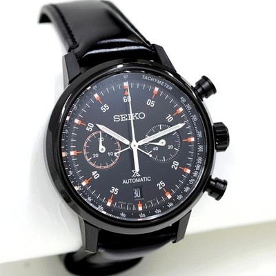Seiko Prospex Speedtimer SBEC019 8R46-00F0 Automatik schwarzes Zifferblatt...