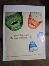 Vintage Apple Imac Pc Magazine Ad Clipping 90s Computers Y2k
