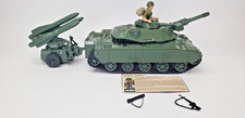 1982 Hasbro Working MOBAT Motorized Battle Tank w GI Joe Footloose & MMS