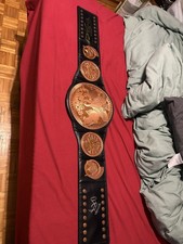 Wwe Replica Tag Team Title Signed By Seth Rollins Dolgh Ziggler Cesaro