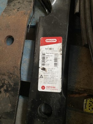 2PK Oregon 92-031 Lawn Mower Blades For 60'' Exmark Lazer Z 103-6383 103-6393