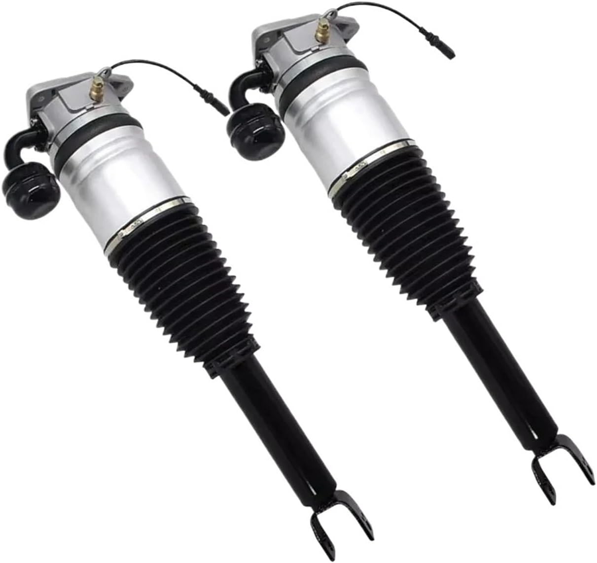 Pair Rear Air Suspension Shock Struts For Bentley Continental Flying Spur 04-18