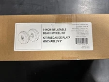 9-inch Inflatable Beach Wheel Kit for Cooler