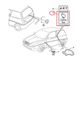 LOGO SIGLA MODELLO ''DODO'' LANCIA Y ORIGINALE 46838522