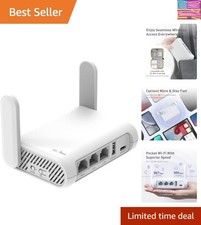 GL- Opal Portable WiFi Travel Router, Mini VPN Wireless Router for Fiber Opti...