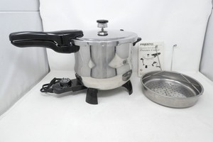 Presto 340G Electric Pressure Cooker 6 Qt with Steamer Basket Trivet User Guide