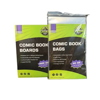 Silver Age Comic Bags And Boards: Packs of 100, Archival Storage