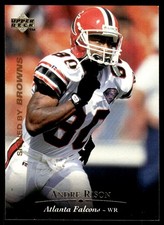 Andre Rison 1995 Upper Deck #42 Browns NFL READ FREE SHIPPING AutographDen