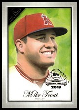 2019 Bowman Platinum #GP-MT Mike Trout National Baseball Card Day