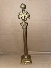 Salvaged / Reclaimed Vintage Brass? Column Style Finial From A Clock? 23.5cm