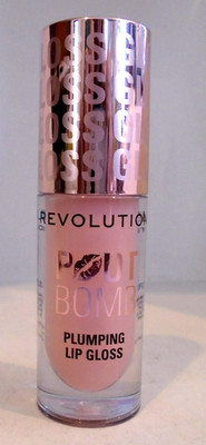 Makeup Revolution London Pout Bomb Plumping Lip Gloss Milky Sheer Holo