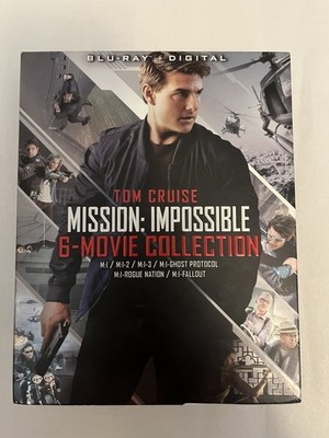 Mission Impossible 6-Movie Collection Blu-ray Set (7-Discs, 2023) w/ Slipcover