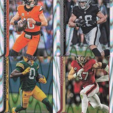 2025 Topps Chrome Football RayWave Parallel 1-400 You Pick Complete Your Set