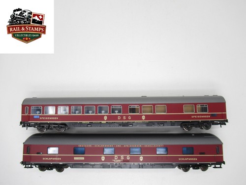 Roco 44397+44398 Schlafwagen und Speisewagen der DRG Deutschland DC H0 mit OVP | Condition: Gebraucht