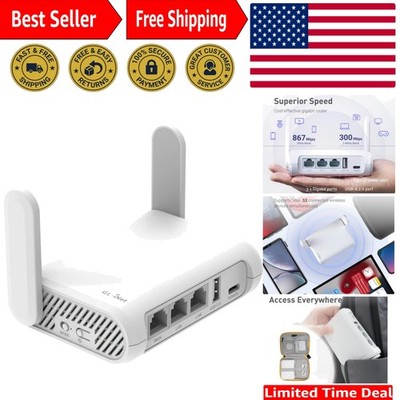 Lightweight Mini VPN WiFi Router with Dual-Band - Perfect for Home & On-the-Go