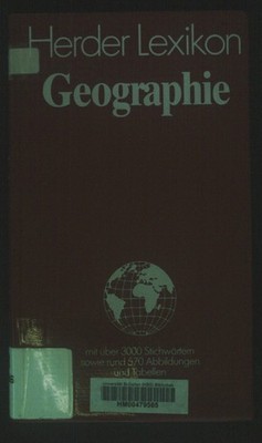 Herder-Lexikon; Geographie : mit über 3000 Stichwörtern. Klein, Johannes: