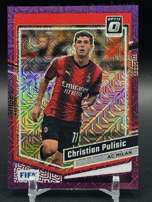 2024 Panini Donruss Optic Christian Pulisic Purple Mojo /25 AC Milan USMNT