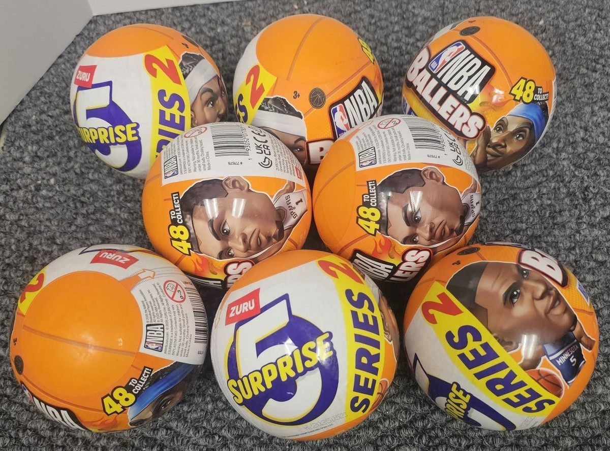 EIGHT NEW & SEALED ZURU NBA Ballers Series 2 Basketball Themed