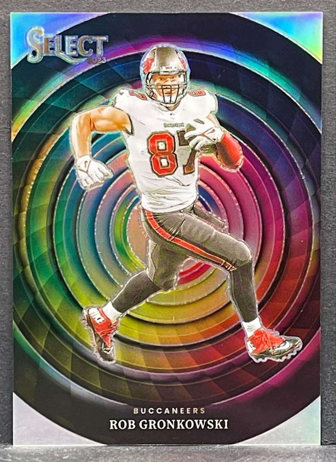 2023 Panini Select Rob Gronkowski Color Wheel #CW-RG CASE HIT SSP GRONK