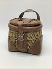Pre-owned 1980’s Doc Seifert Woven wicker fly fishing creel basket.