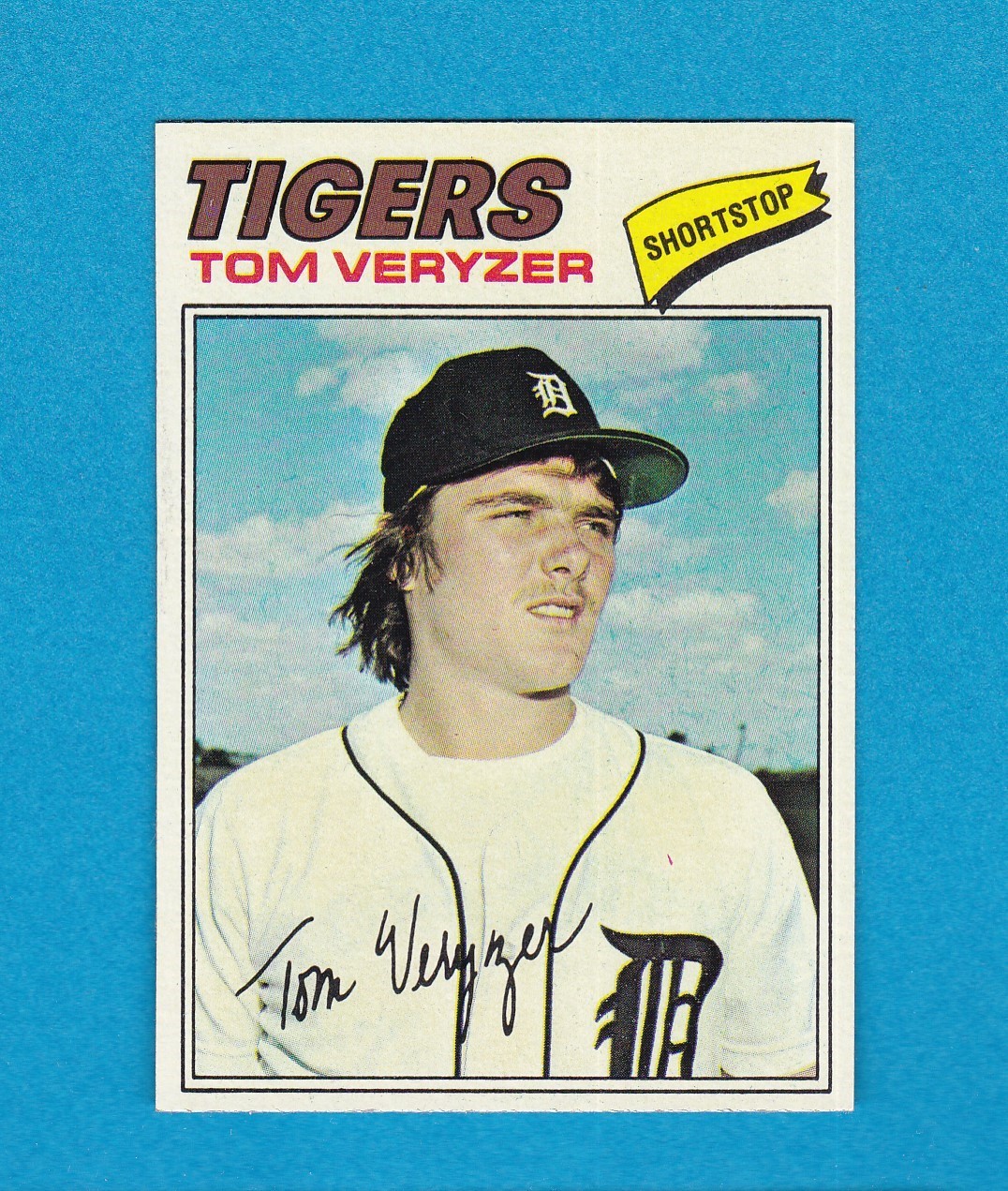 1977 TOPPS BASEBALL SET BREAK 145 TOM VERYZER TIGERS NM/MT
