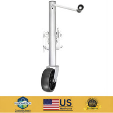 1000 Lbs. Side-wind Bolt-on Trailer Jack With Wheel New