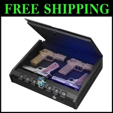 Large Biometric Gun Safe with Light