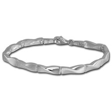 SilberDream Zopf Armband 18,8cm Damen Armschmuck 925er Sterling Silber SDA463J