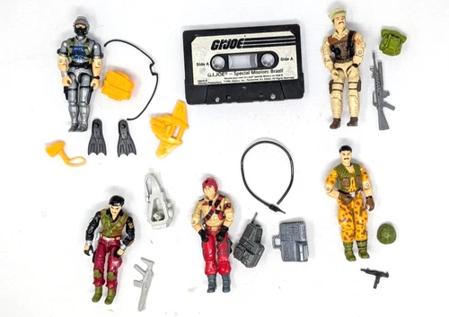 GI JOE ARAH Special Mission Brazil Set Complete 1986 Vintage Toys R Us Exclusive