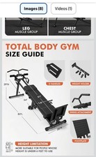 GMWD Total Home Gym with Detachable Footplate...