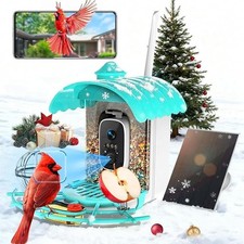 Bird Feeder Smart Bird Feeder With Camera Solar Powered Solar Roof ...
