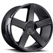 22x8.5 Dub Wheels S216 Baller Gloss Black Rims 5x114.3 Et38 1pc