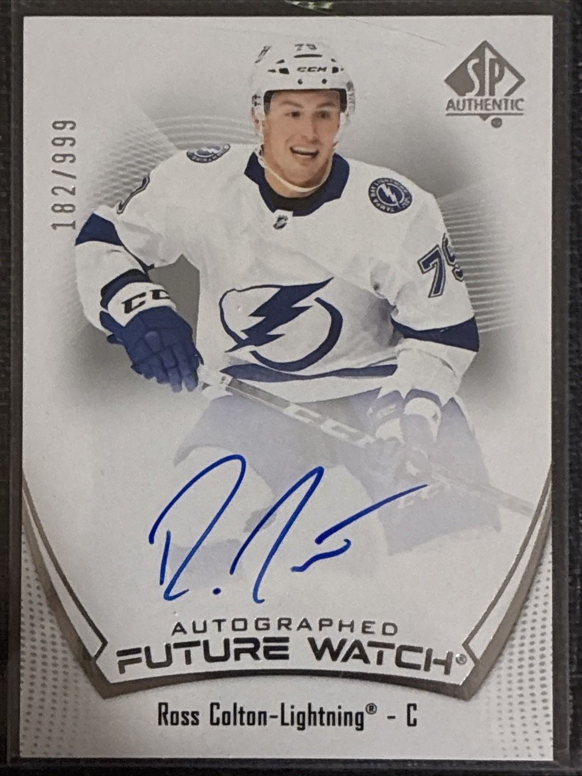 2021 UD SP Authentic/Autograph Future Watch #105 Ross Colton /999