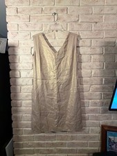 Nicole Miller Metallic Gold Dress Size XS Sleeveless V-Neck Mini