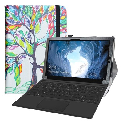 Case for CHUWI UBook 11.6'' Tablet PC, PU Leather Folio 2-Folding Stand Cover,...