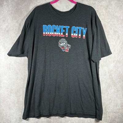 Rocket City Trash Pandas 108 Stitches T Shirt Mens 3X Gray MiLB Baseball Tee