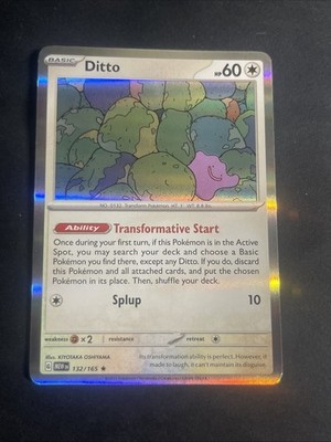 Ditto 132/165 Holofoil (H) SV: Scarlet & Violet 151 - NM