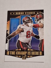 2021 AARON STINNIE DONRUSS THE CHAMP IS HERE NFL CARD #CIH-18 TB BUCCANEERS 