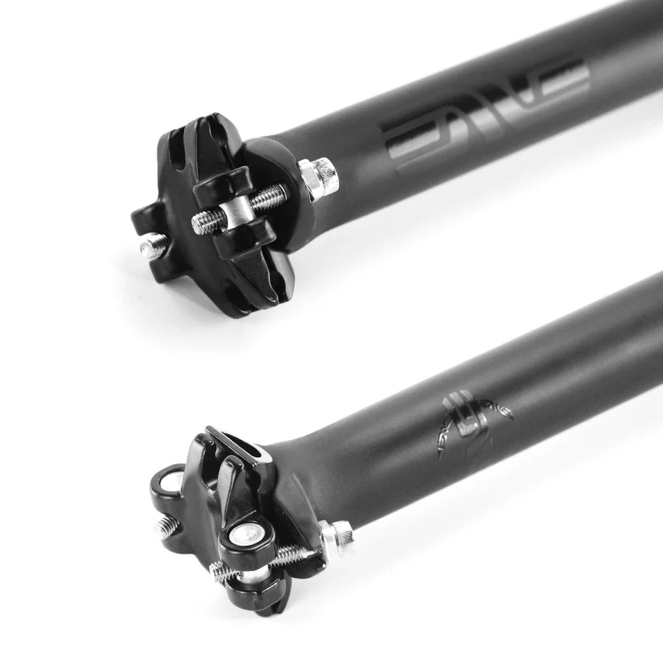 Tija de sillín de carbono para bicicleta de montaña/bicicleta de carretera ultraligera longitud 350/400 mm Foto 3 de 4