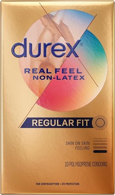 Durex Avanti Bare Real Feel Condoms, Non Latex Lubricated Condoms for Men with N