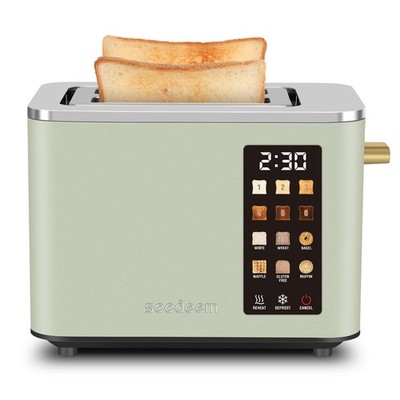 Toaster 2 Slice, Touch Control Screen, Smart Stainless Toaster, 6 Shade Setti...