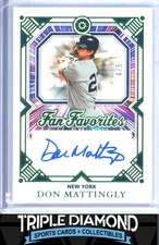 2025 Panini Boys of Summer #17 Don Mattingly Fan Favorites Auto #4/5 A717