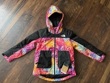 NEW The North Face Freedom Insulated Jacket Girl Youth SZ XL 14/16 Radiant Poppy